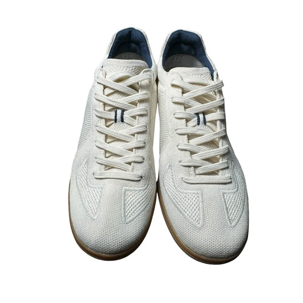 Rothy’s Size 9 The RS01 Sneaker in Bone White Men’s Lace Up Sneakers #S143-15